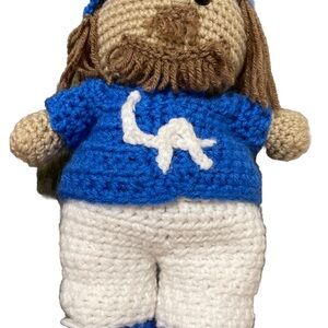 Blue and White Dodgers Plush